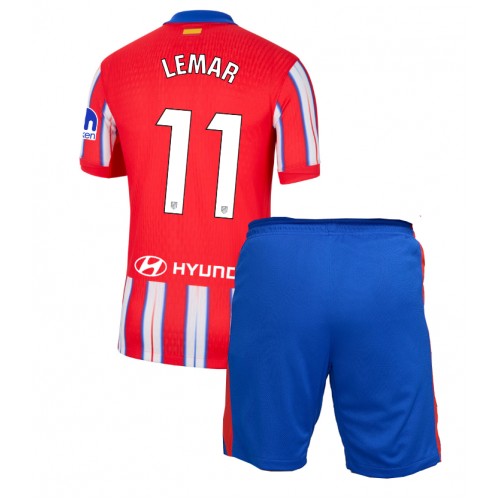 Dres Atletico Madrid Thomas Lemar #11 Domaci za djecu 2024-25 Kratak Rukav (+ kratke hlače)